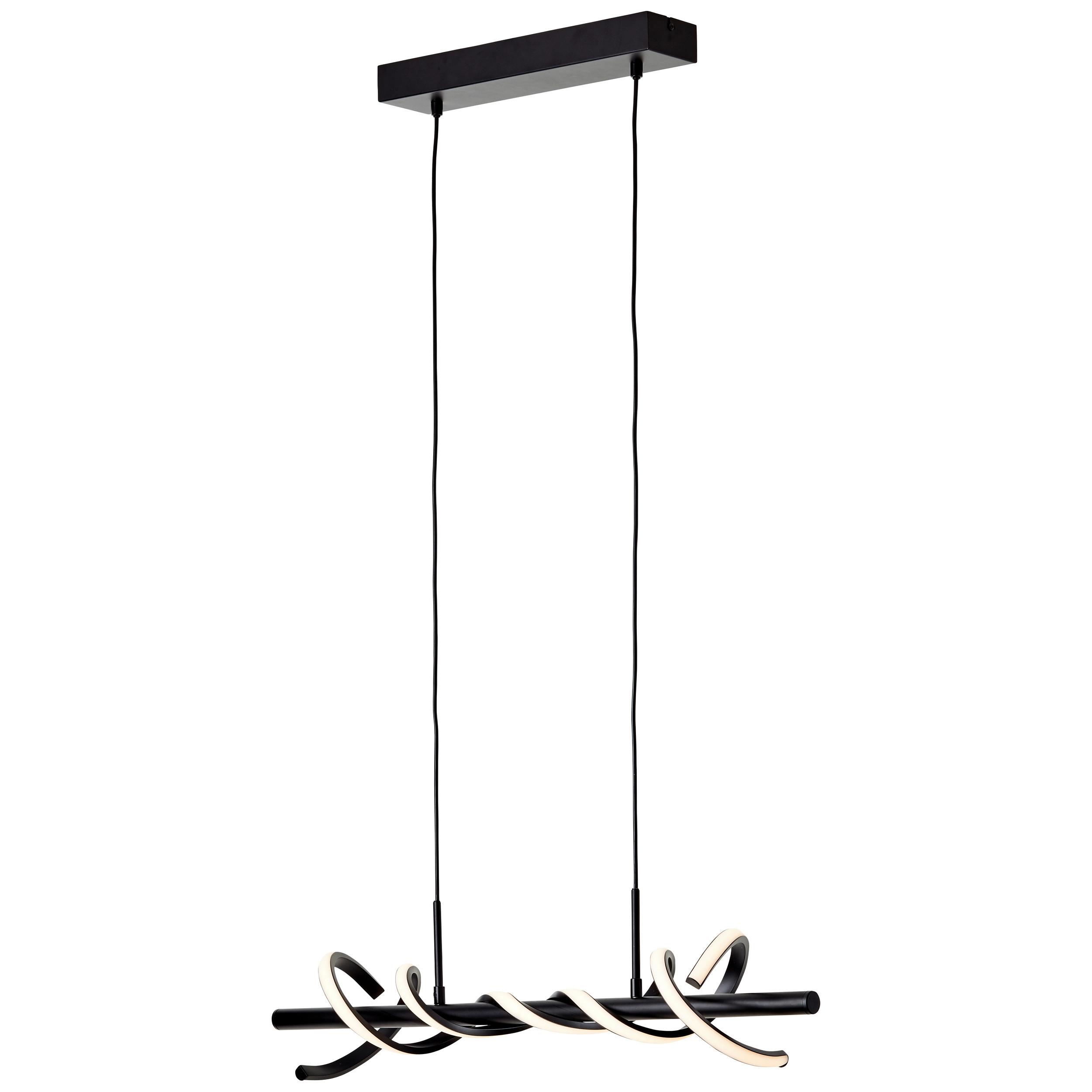 LED-Pendelleuchte G99818/06 Amalie - Schwarz, Design, Kunststoff/Metall (75,5/18/150cm) - Brilliant