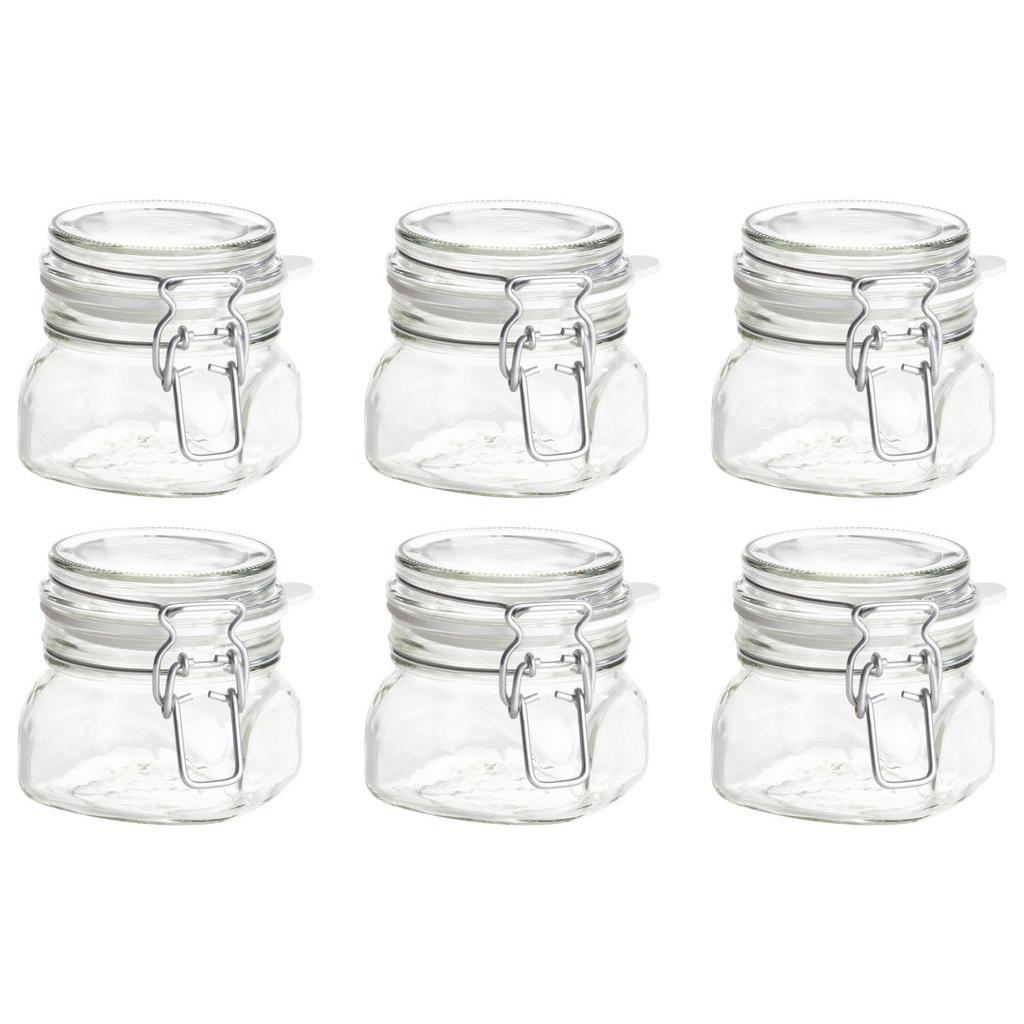 Einmachgläser 6er-Set Gothika je ca. 300 ml, auslaufsicher