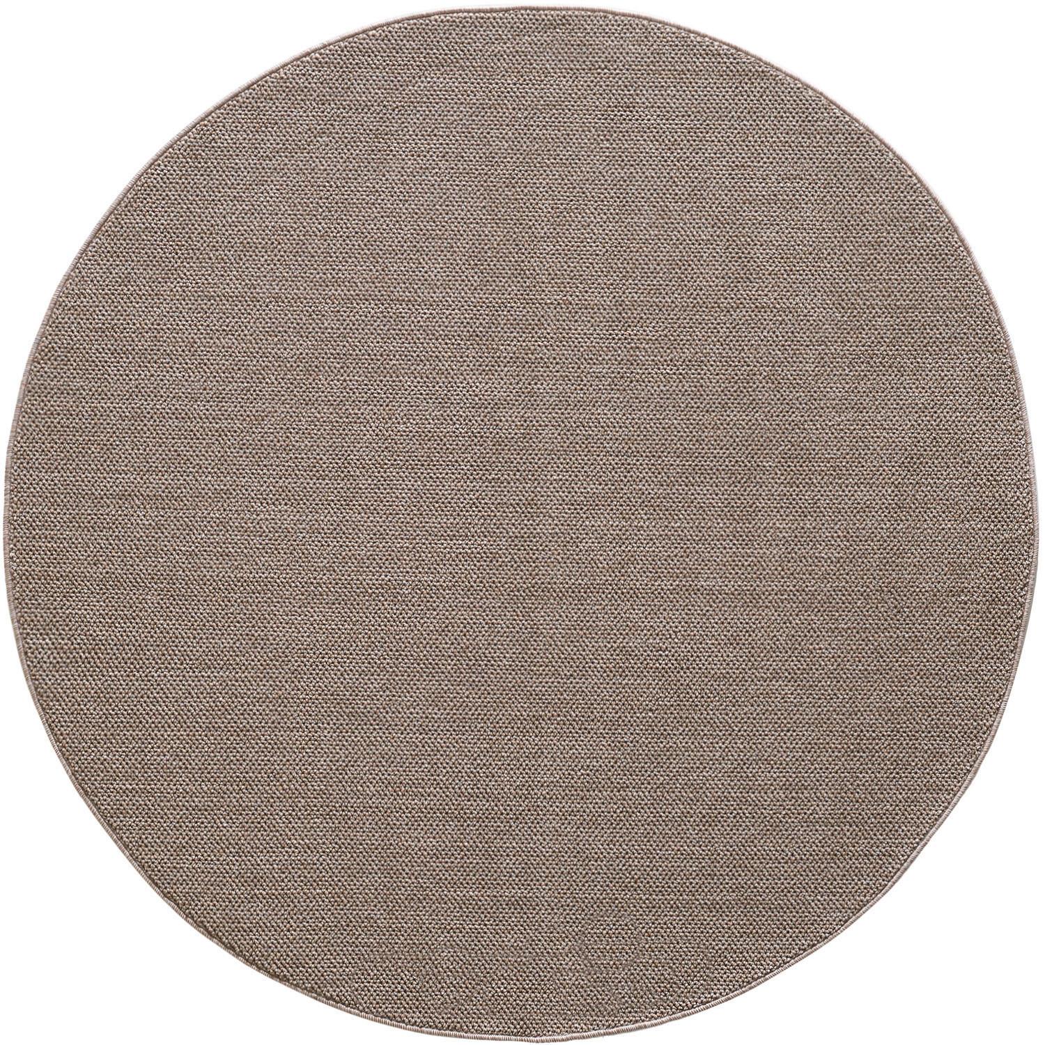 Webteppich Loom 120 X 120 4300 Brown - Braun, Basics, Textil (120cm) - Novel