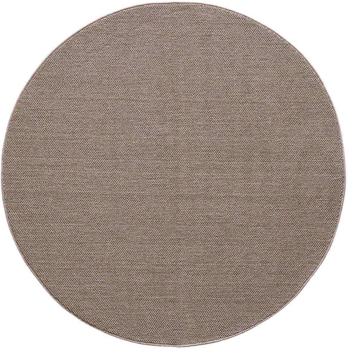 Webteppich Loom 120 X 120 4300 Brown - Braun, Basics, Textil (120cm) - Novel