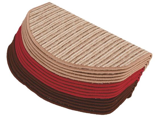 Stufenmatte Multicolor 3 Farben 28x65 cm - Beige/Rot, KONVENTIONELL, Textil (28/65cm) - Homezone Stufenmatte Multicolor 3 Farben 28x65 cm - Beige/Rot, KONVENTIONELL, Textil (28/65cm) - Homezone