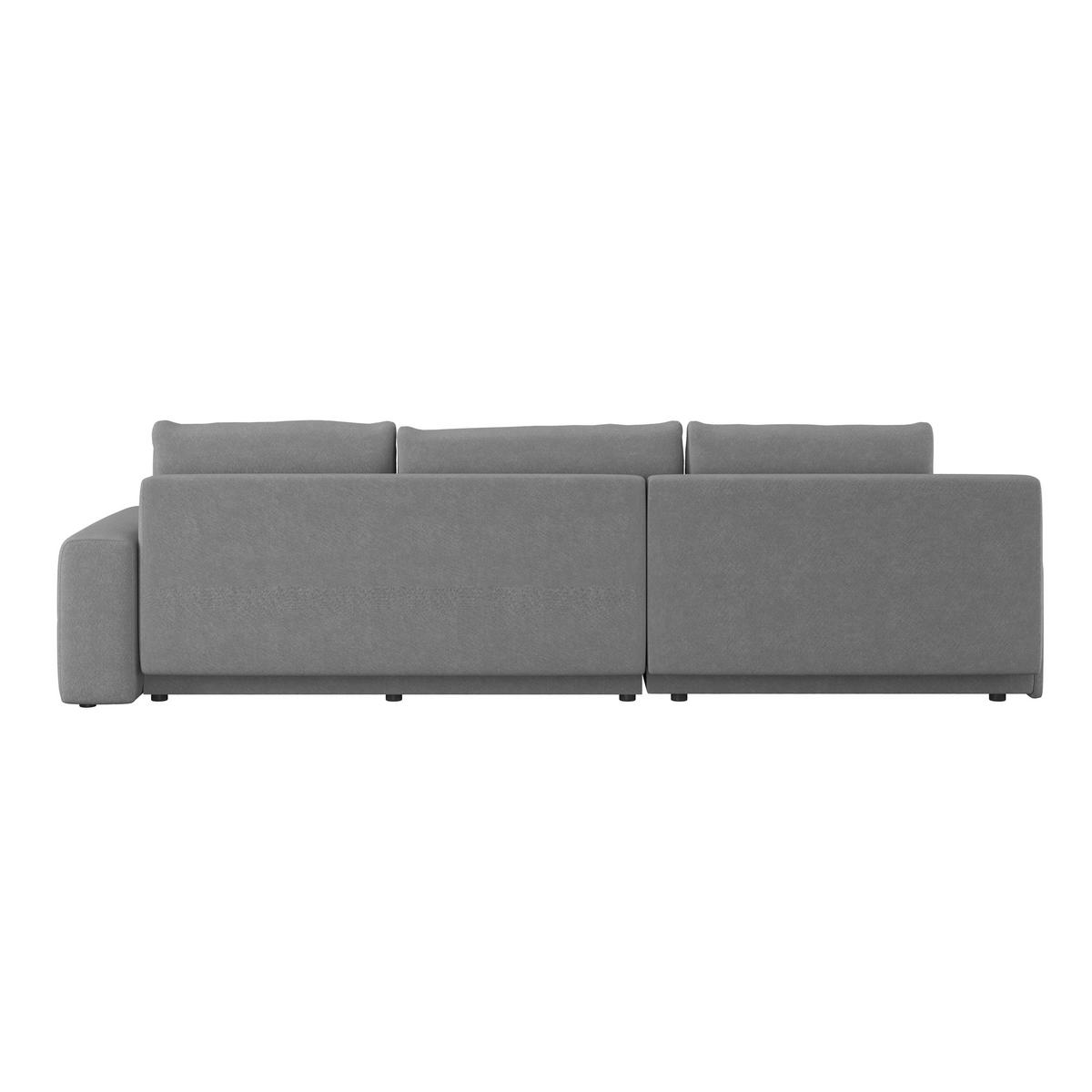 Ecksofa Adria Dunkelgrau S: 213x308 cm - Dunkelgrau, Trend, Textil (213/208cm) - Luca Bessoni