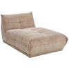 Modul Sofa Giselle Ottomane B: 105 Cm Taupe - Taupe, Trend, Textil (105/80/185cm) - Livetastic
