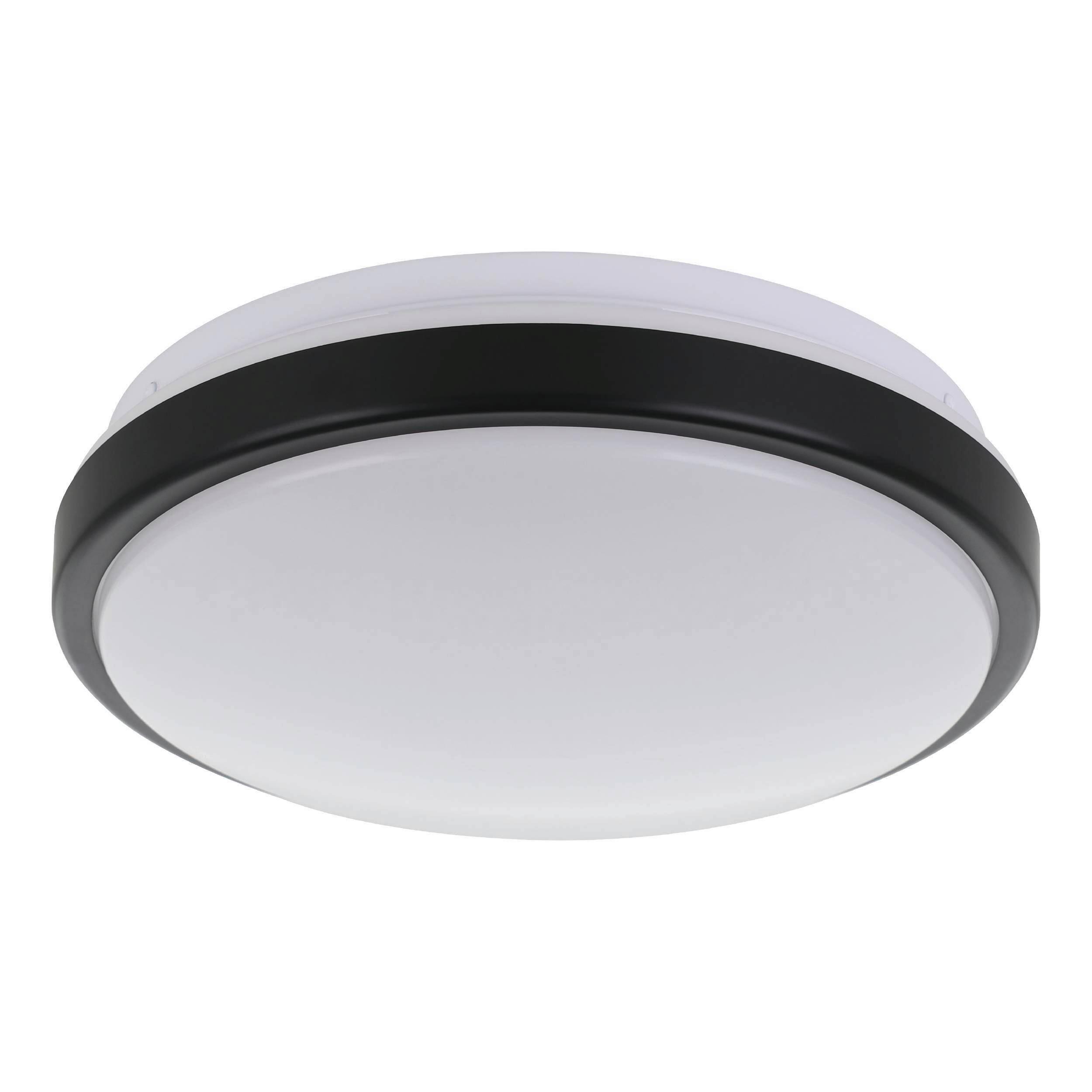 Led-deckenleuchte Lezuza Ø 24,5 Cm Schwarz/weiß