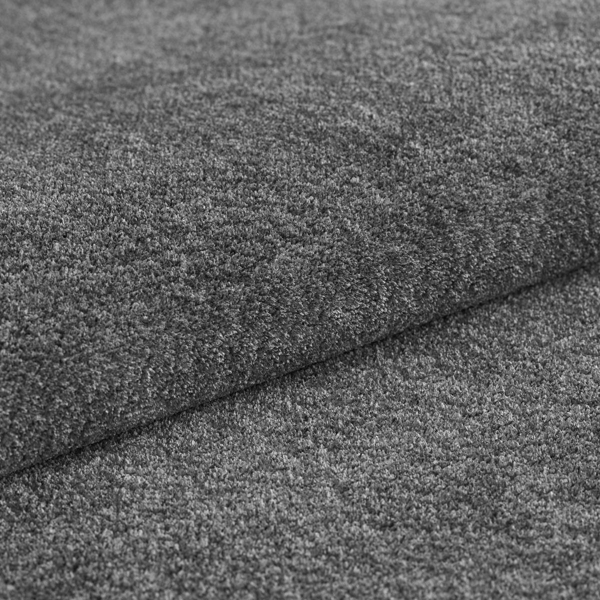 Eckbank Emma Ii Webstoff Schwarz, B: 185 Cm - Eichefarben/Schwarz, KONVENTIONELL, Holzwerkstoff/Textil (185/150cm)