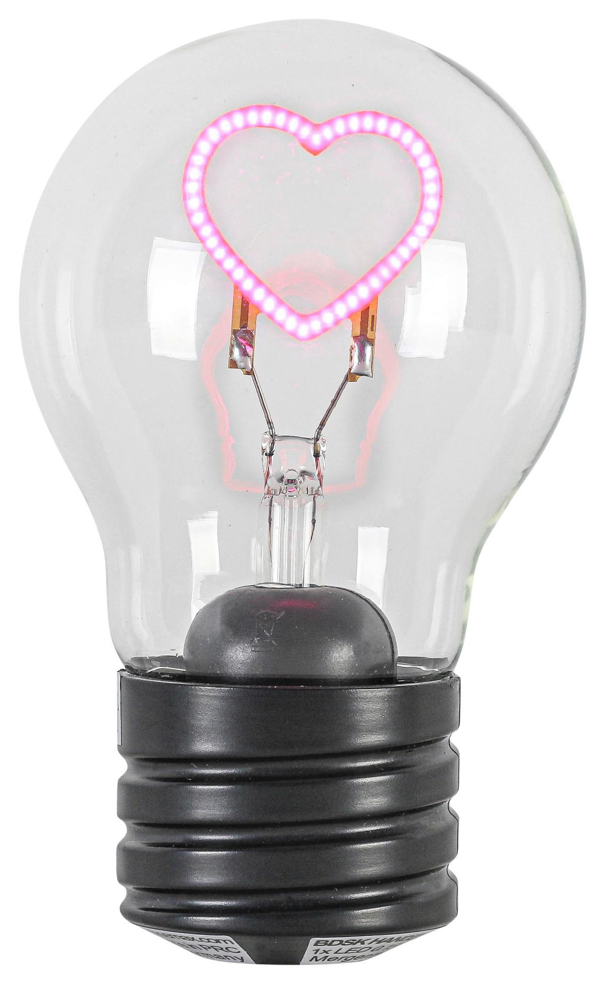 DEKORAČNÍ LED SVÍTIDLO BIRNI - černá/průhledné, Moderní, kov/plast (7/12cm) - Mömax