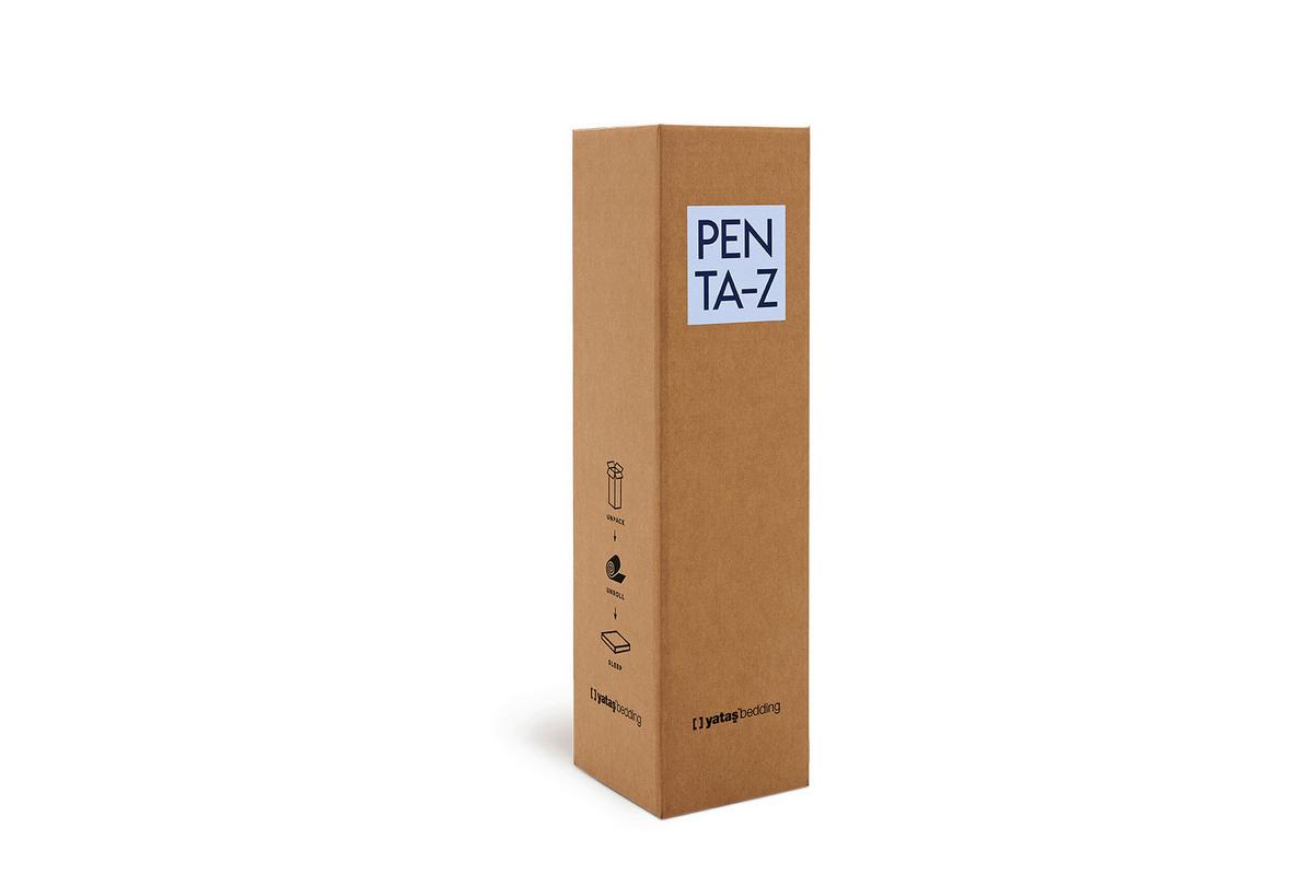Taschenfederkernmatratze Penta 140x200 cm H3, H: 19 cm - Weiß, Basics, Textil (140/200cm) - Yatas