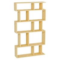 Regal Eros Wide Standregal - Eichefarben, Design, Holzwerkstoff (90/160/22cm) - Livetastic