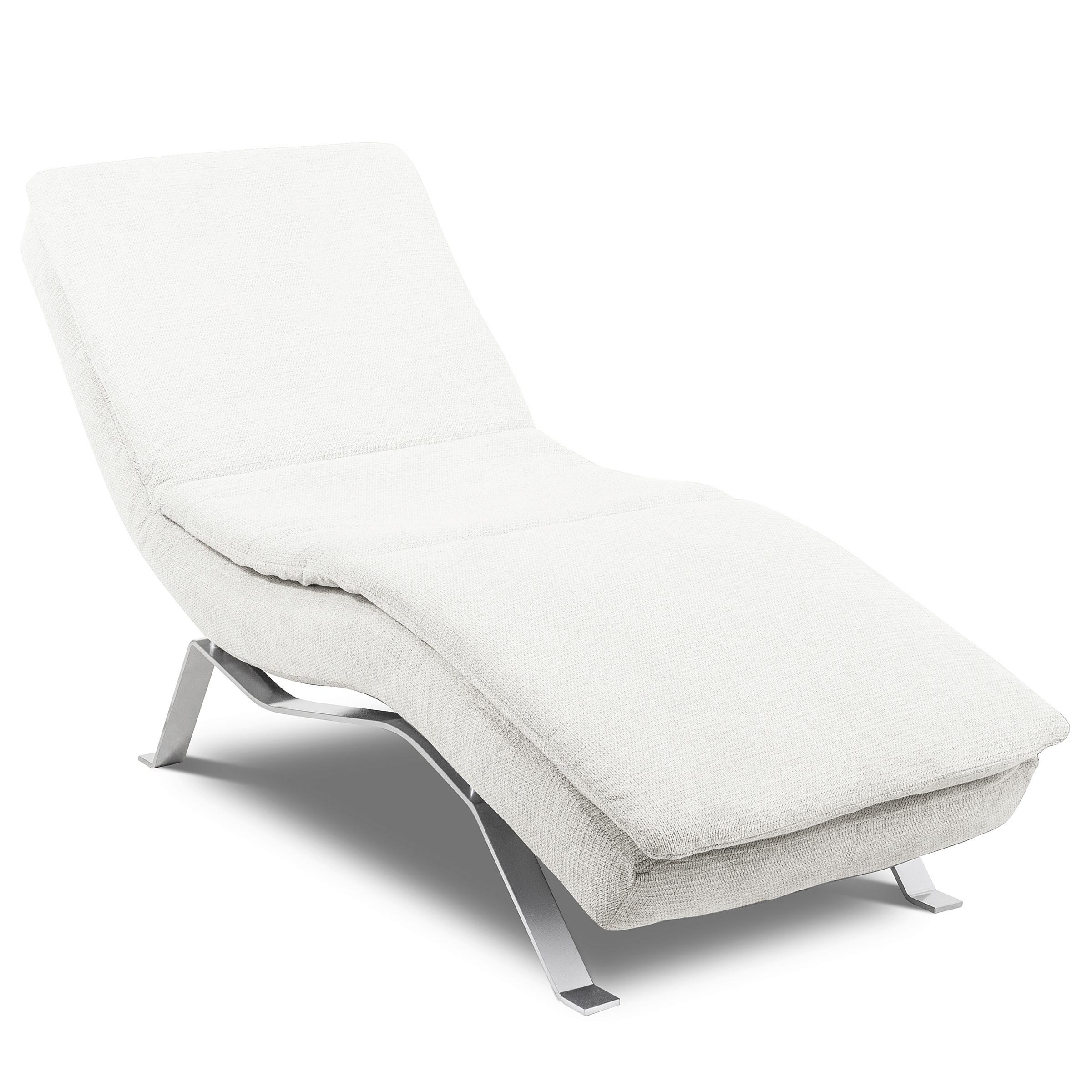 RELAXLIEGE Creme B: 65 cm - Silberfarben/Creme, Design, Textil (65/95/171cm) - Celina Home