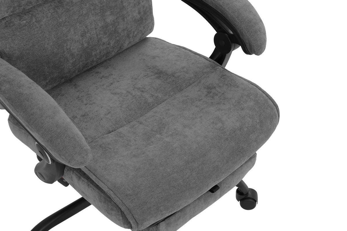 Drehstuhl Verona - Schwarz/Grau, LIFESTYLE, Holz/Kunststoff (66/112-120/62cm) - MID.YOU