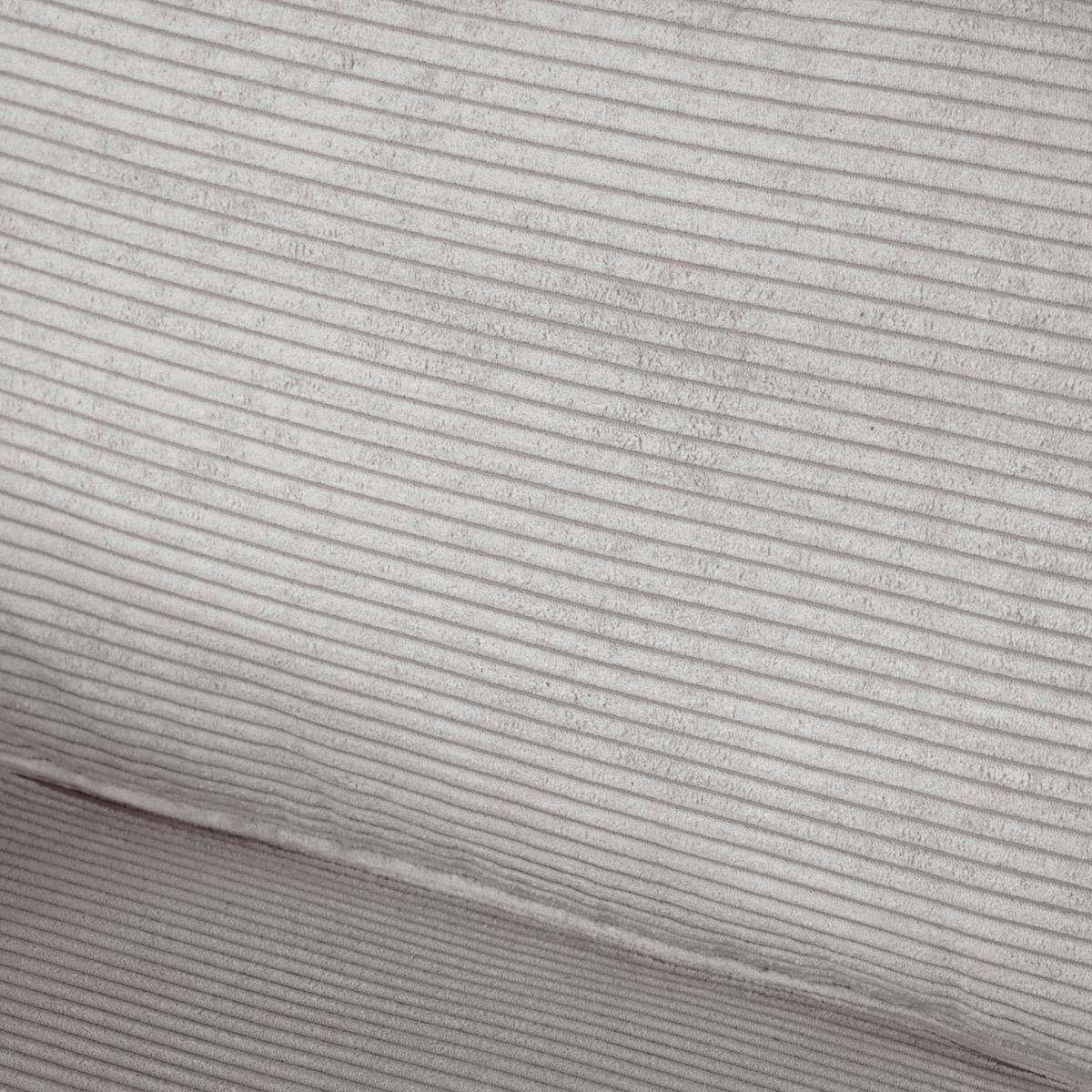 Schlafsofa Texas Hellgrau Cord, B: 203 Cm - Dunkelbraun/Hellgrau, Design, Textil (203/85/99cm) - MID.YOU