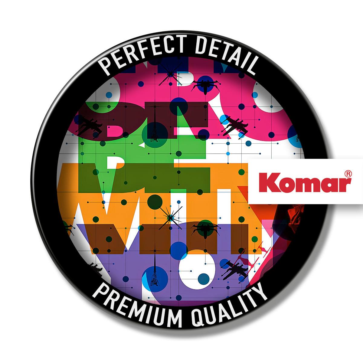 Vliestapete Star Wars Neon Geometrics Leia - Multicolor, Basics (120/200cm) - Komar