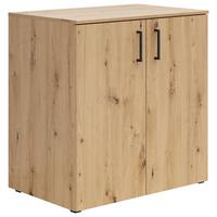 Komód Cabinet - Artisan tölgy, Modern, faalapú anyag (80/83/52cm)