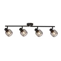 Strahler Meshy 4 Lt 81201-4bk - Schwarz, Basics, Metall (79/15/9cm)