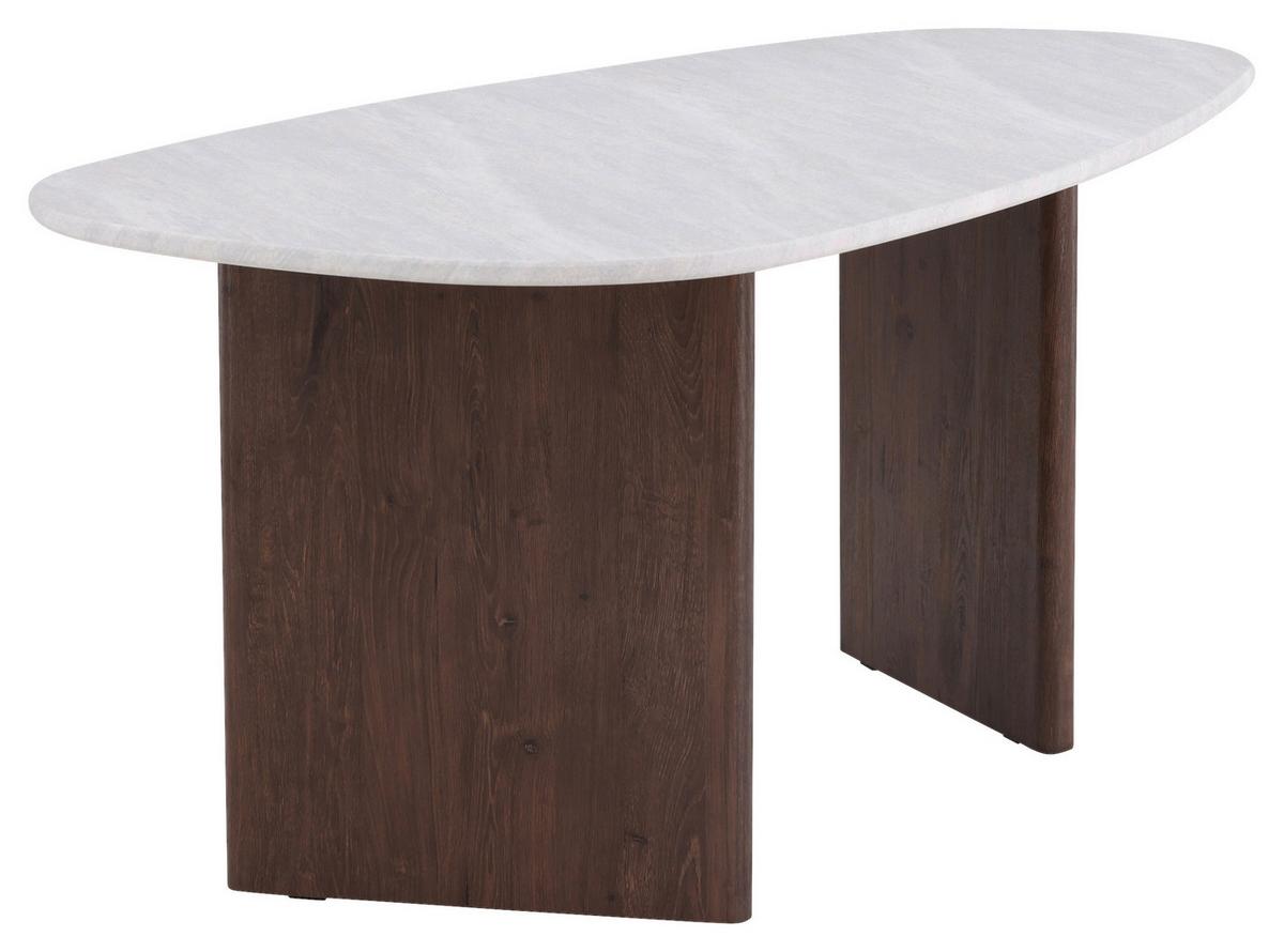 JÍDELNÍ STŮL GRÖNVIK - světle šedá/mokka, Design, kompozitní dřevo (180/90/75cm) - Livetastic