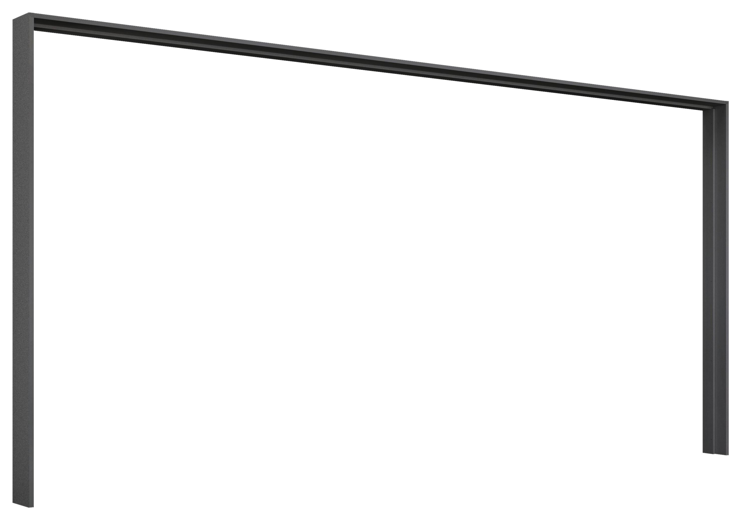 Passepartout-Rahmen Miami Grau Metallic für B: 271 cm