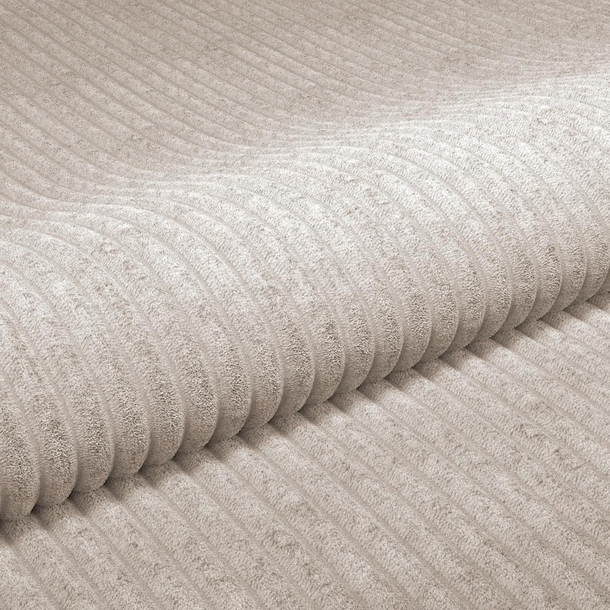 Ecksofa mit Schlaffunktion Sonos, Ecru 228x146 cm - Ecru/Schwarz, MODERN, Textil (228/146cm)