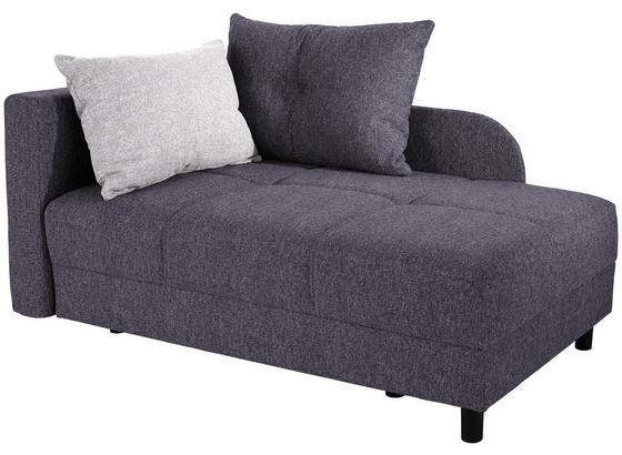 Lenoška Nova - šedá/světle šedá, Basics, kov/dřevo (85/145cm) - Ombra Lenoška Nova - šedá/světle šedá, Basics, kov/dřevo (85/145cm) - Ombra
