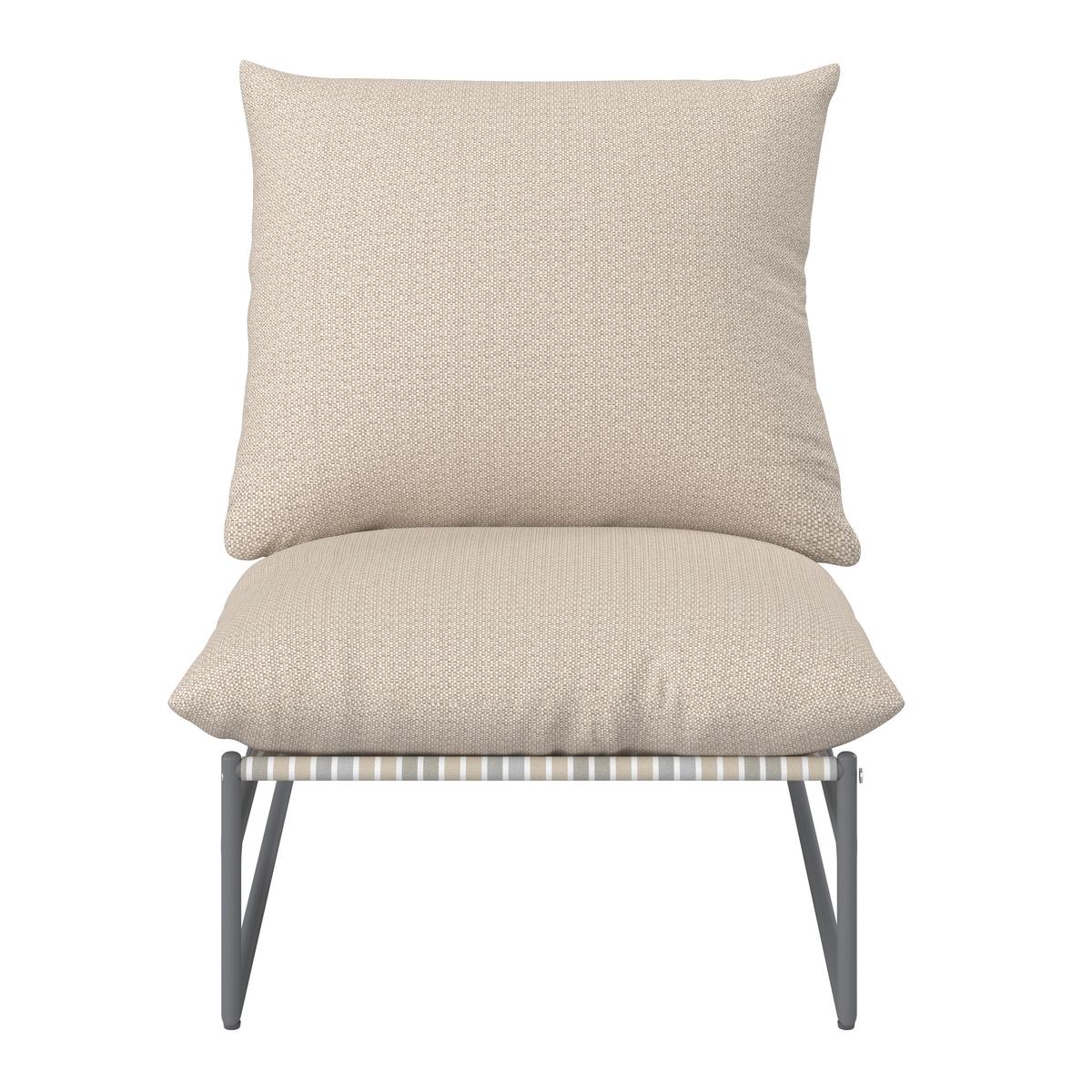 BALKÓNOVÁ ZOSTAVA LINO - viacfarebná/tmavosivá, Modern, kov/textil - Bessagi Garden