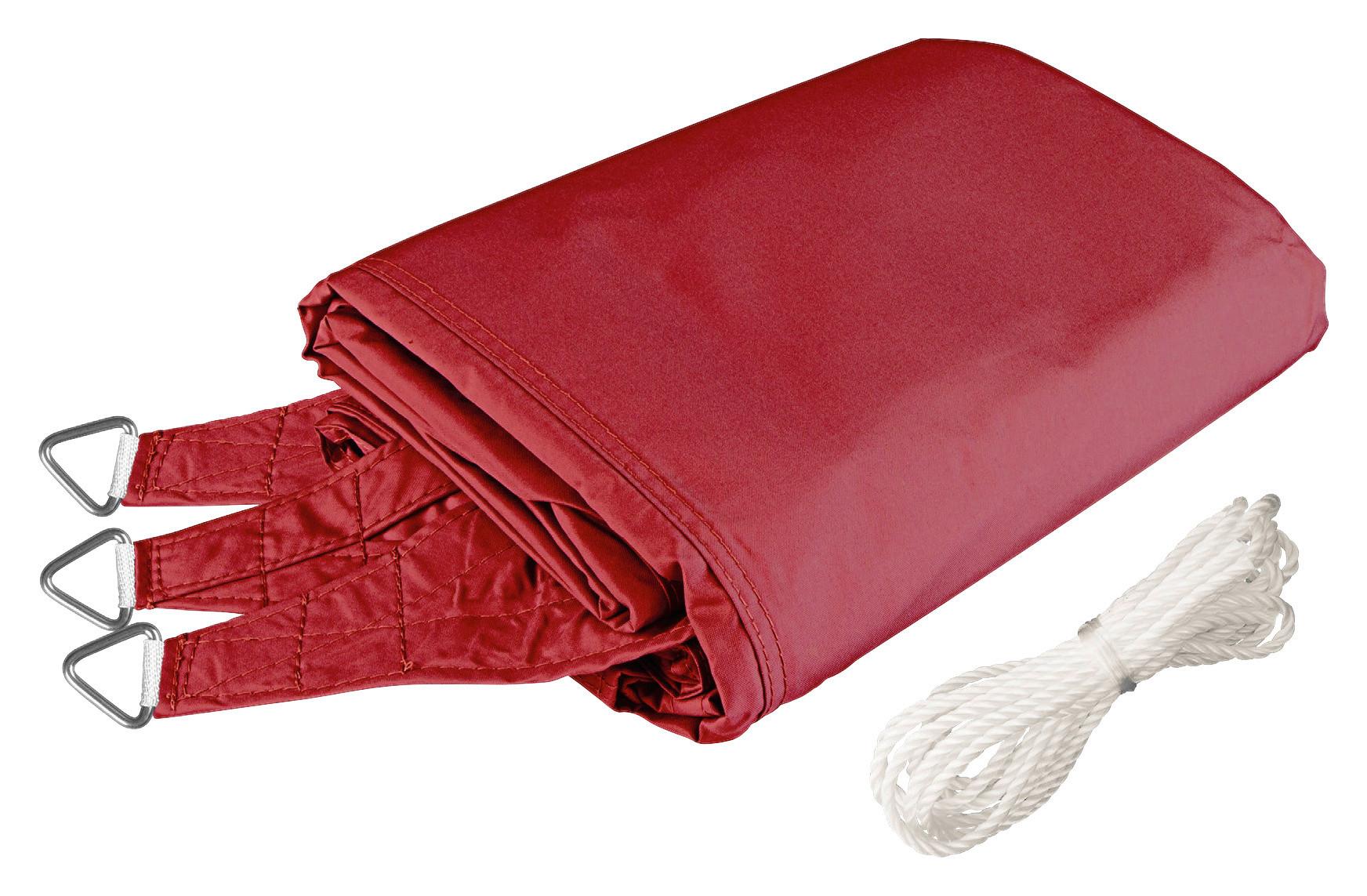Sonnensegel Dreieckig 3x3x3 M - Dunkelrot, Basics (300/300/300cm)