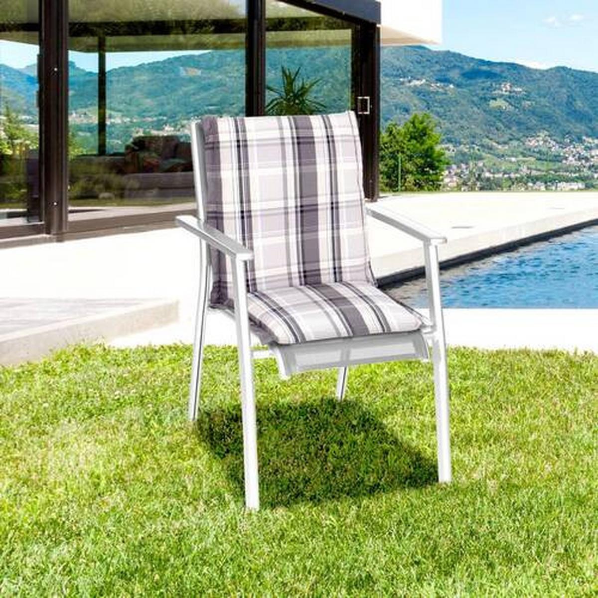 Auflage Für Sessel Atika 100x52x8 Cm Beige - Beige, Basics, Textil (100/52/8cm) - Gardenson