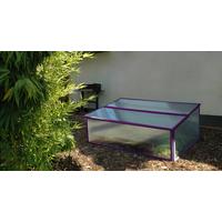 Frühbeet Levana 97,5x36x57 Cm Mit Klappöffnung - Lila, Basics, Kunststoff (97,5/36/57cm)