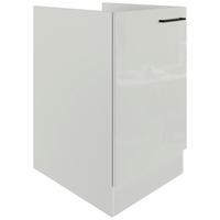 Skrinka pod drez LEVI - čierna/sivá, Modern, kov/kompozitné drevo (50/82/60cm) - FlexWell