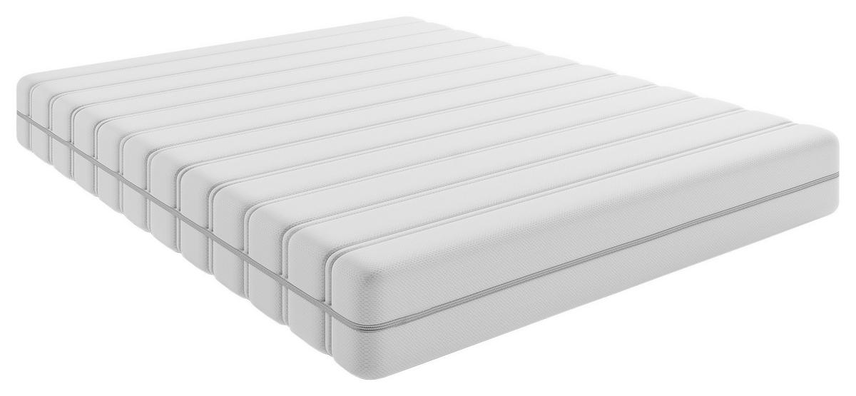 Taschenfederkernmatratze Slow 120x220cm Fest/Sehr Fest - Weiß, Basics, Textil (120/220cm) - Livetastic