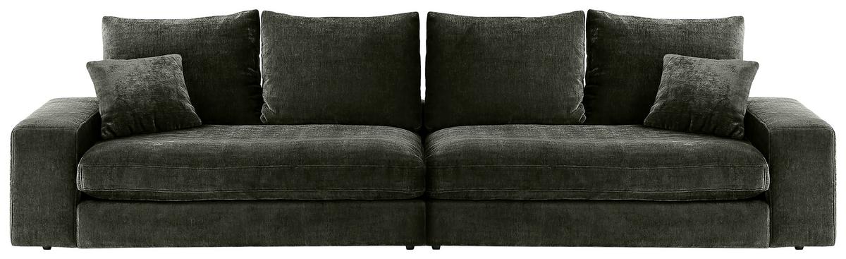Bigsofa Be Relaxed - Anthrazit/Schwarz, MODERN, Textil (314/67/125cm) - MID.YOU