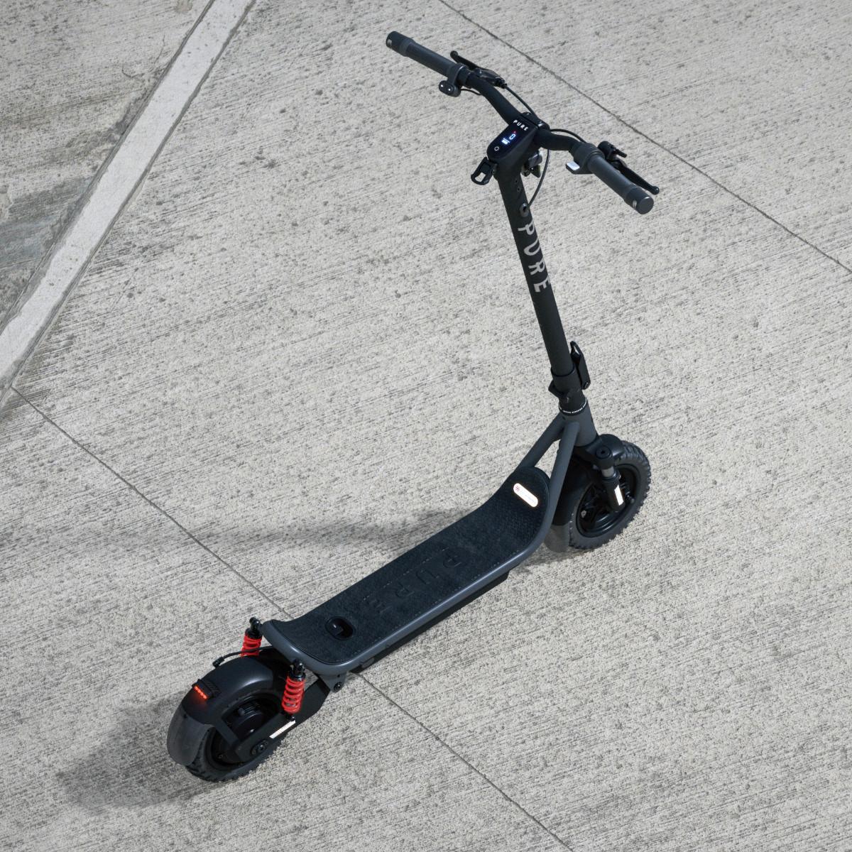 Elektroscooter, CS-PURE-AIR6-U MS-MG, - Schwarz, Basics, Metall (69/120/123cm)