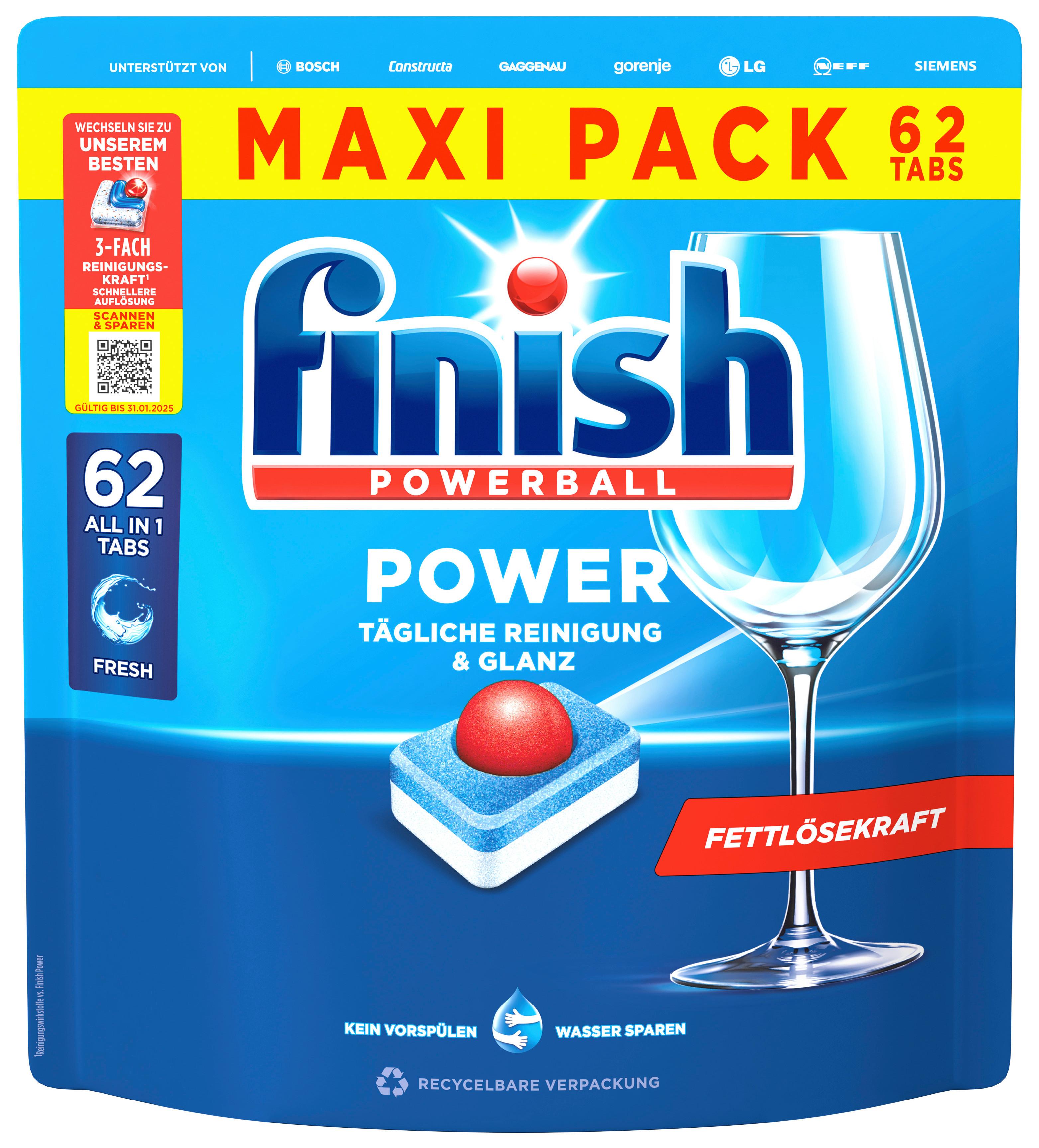 SPÜLMASCHINEN-ROSTSCHUTZ FINISH POWERBALL - Basics, Kunststoff (24,9/19,7/7,5cm)