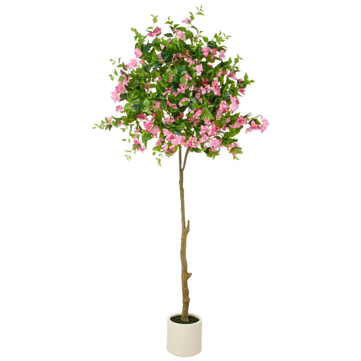 Kunstpflanze Creme Pink Braun B: 70 cm - Pink/Creme, Basics, Kunststoff (70/240/70cm) - P & B