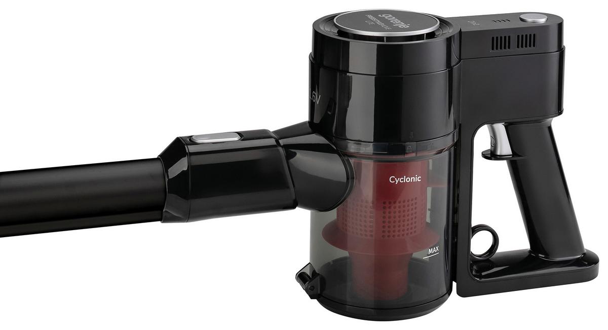 Akku-bodenstaubsauger,0,5 L Svc216fmlbkii - Schwarz, Basics, Kunststoff (25/111/22cm)