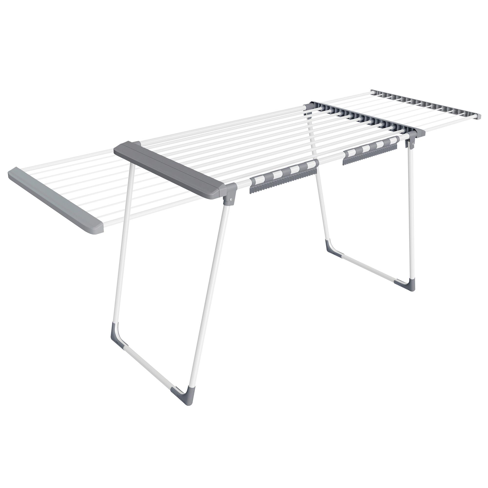 Wäschetrockner Metall/Kunststoff - Weiß/Grau, Basics, Kunststoff/Metall (113,5/90/62,5cm)