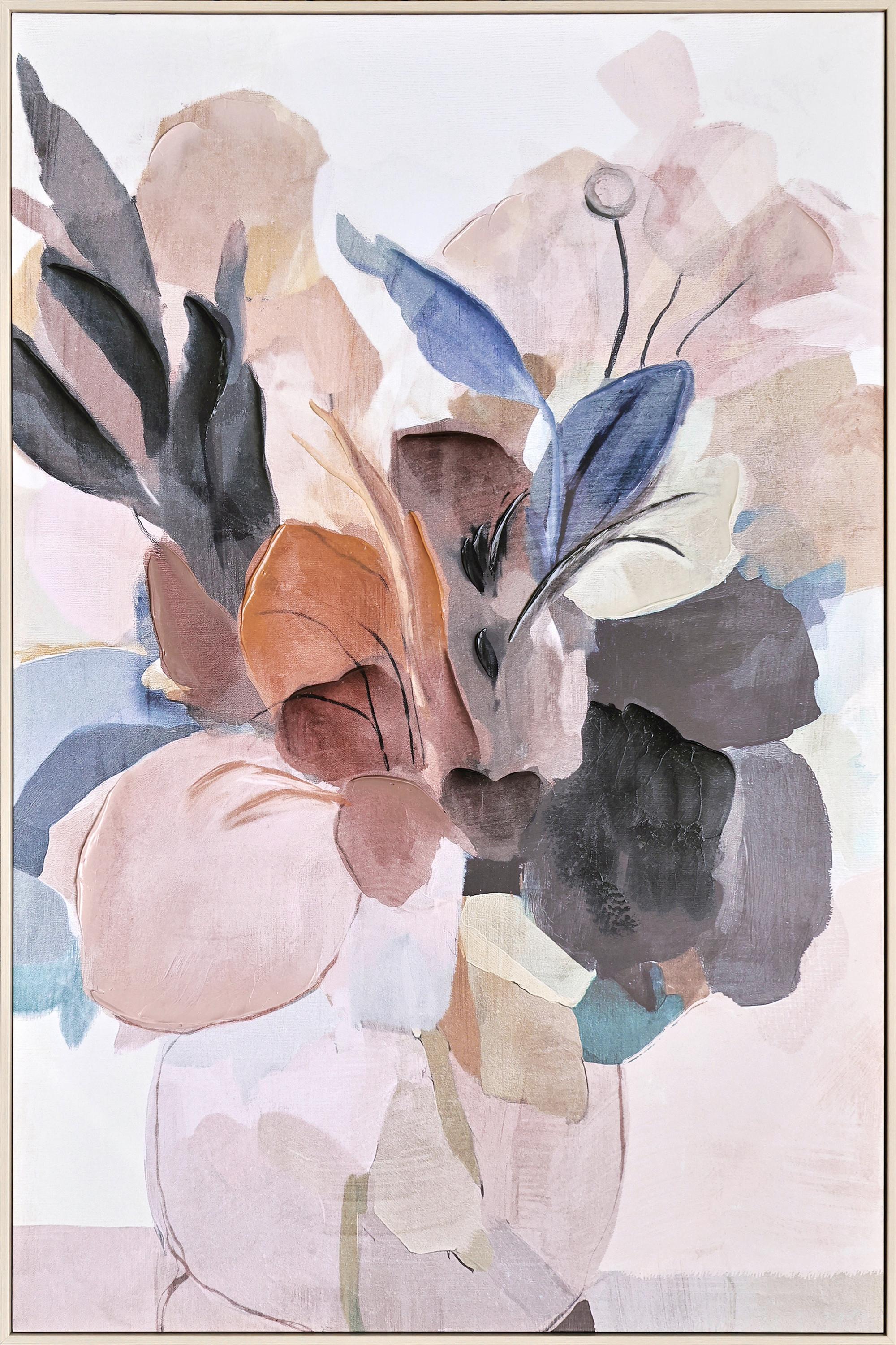 Obraz na plátne DENISE SMALL - viacfarebná/slonovinová, kompozitné drevo/textil (60/90cm) - Mömax
