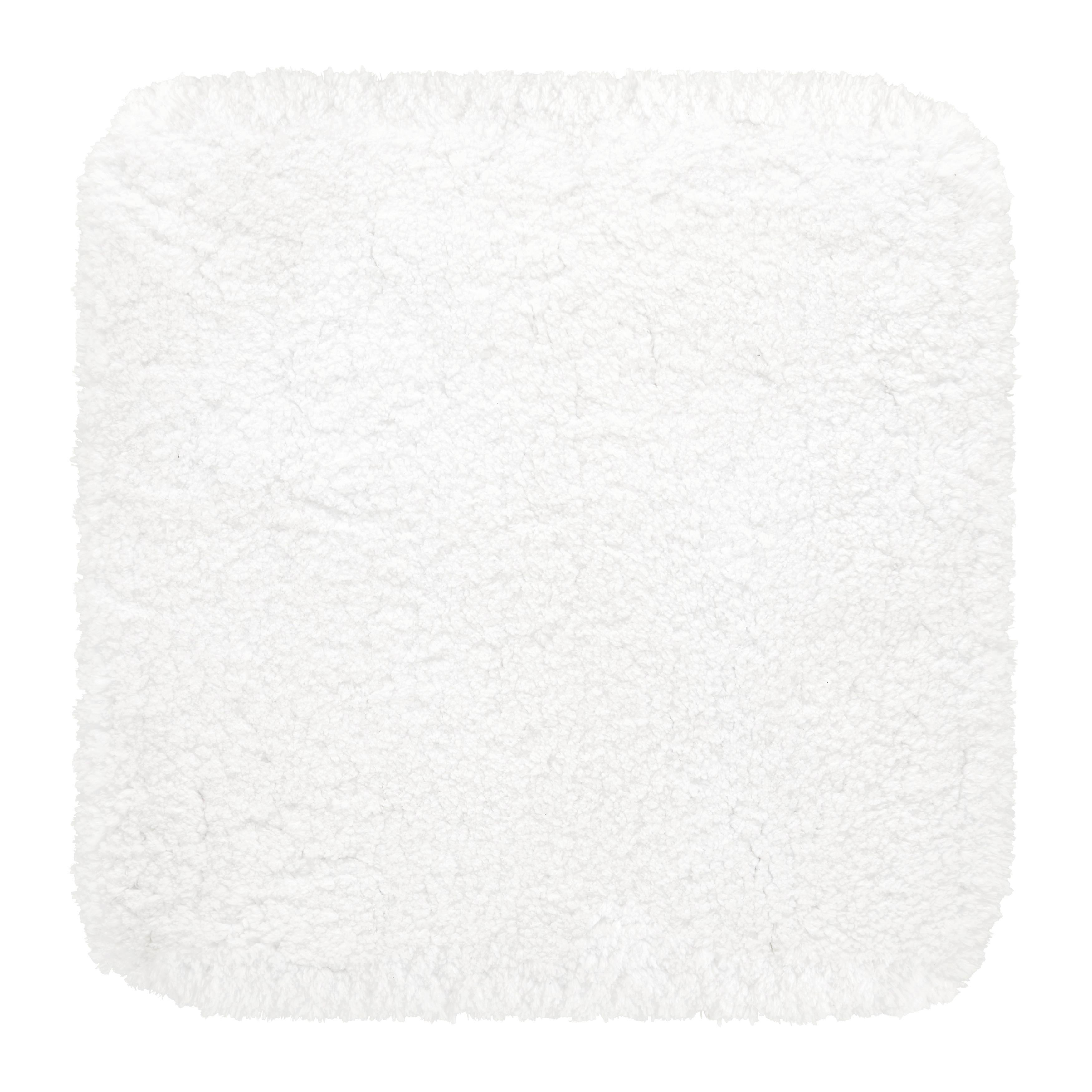 WC predložka Chris, 50/50cm, biela - biela, textil (50/50cm) - Premium Living