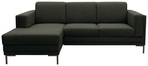Ecksofa Looks Vii - Dunkelgrün/Schwarz, Design, Textil (214/146cm) - LOOKS by W.Joop