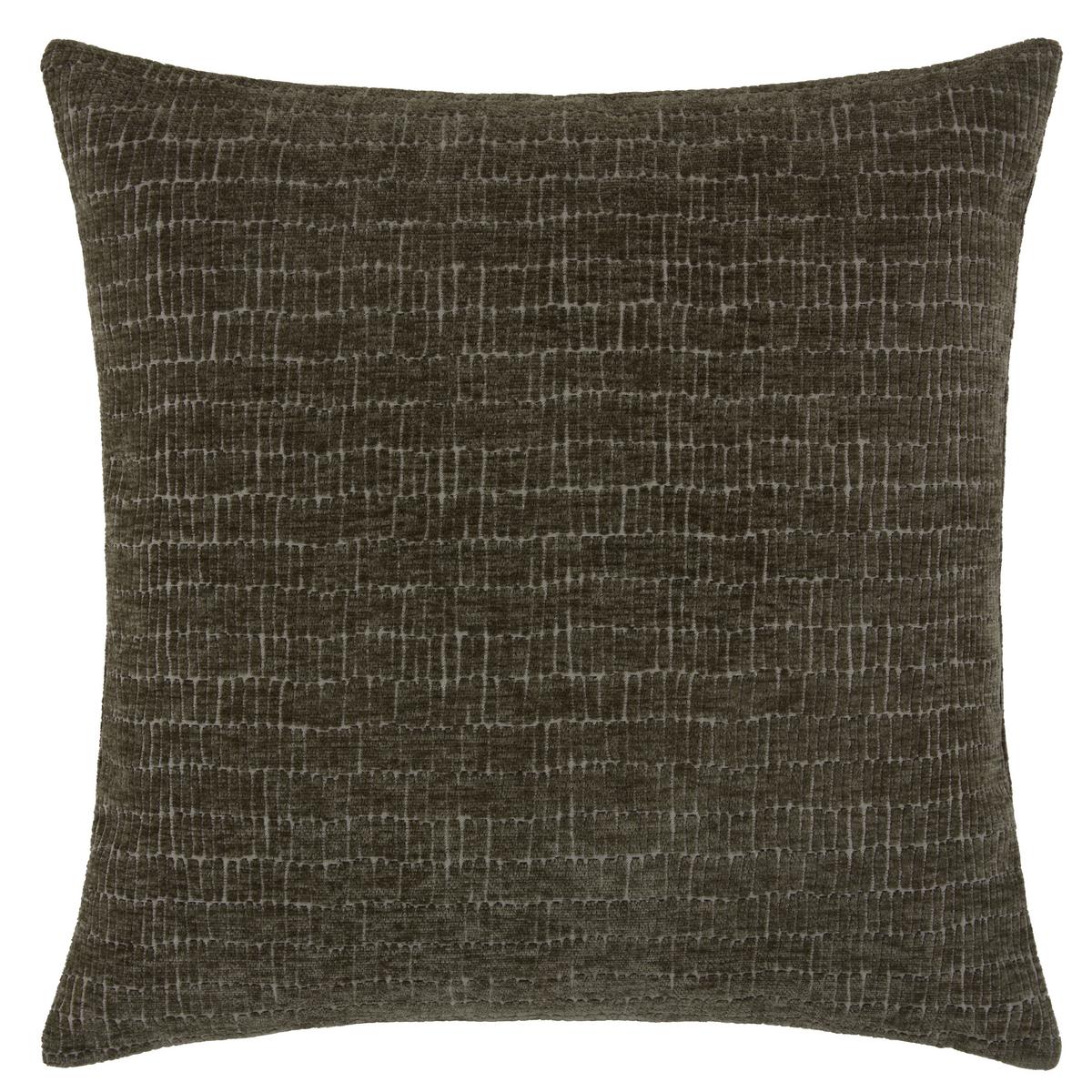 POŤAH NA VANKÚŠ Pia, 48/48cm, antracitová - antracitová, Basics, textil (50/50cm) - Premium Living