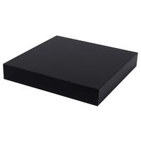 NÁSTĚNNÁ POLICE ANJA -SB- - černá, Moderní, kompozitní dřevo (23,5/3,8/23,5cm) - Mömax