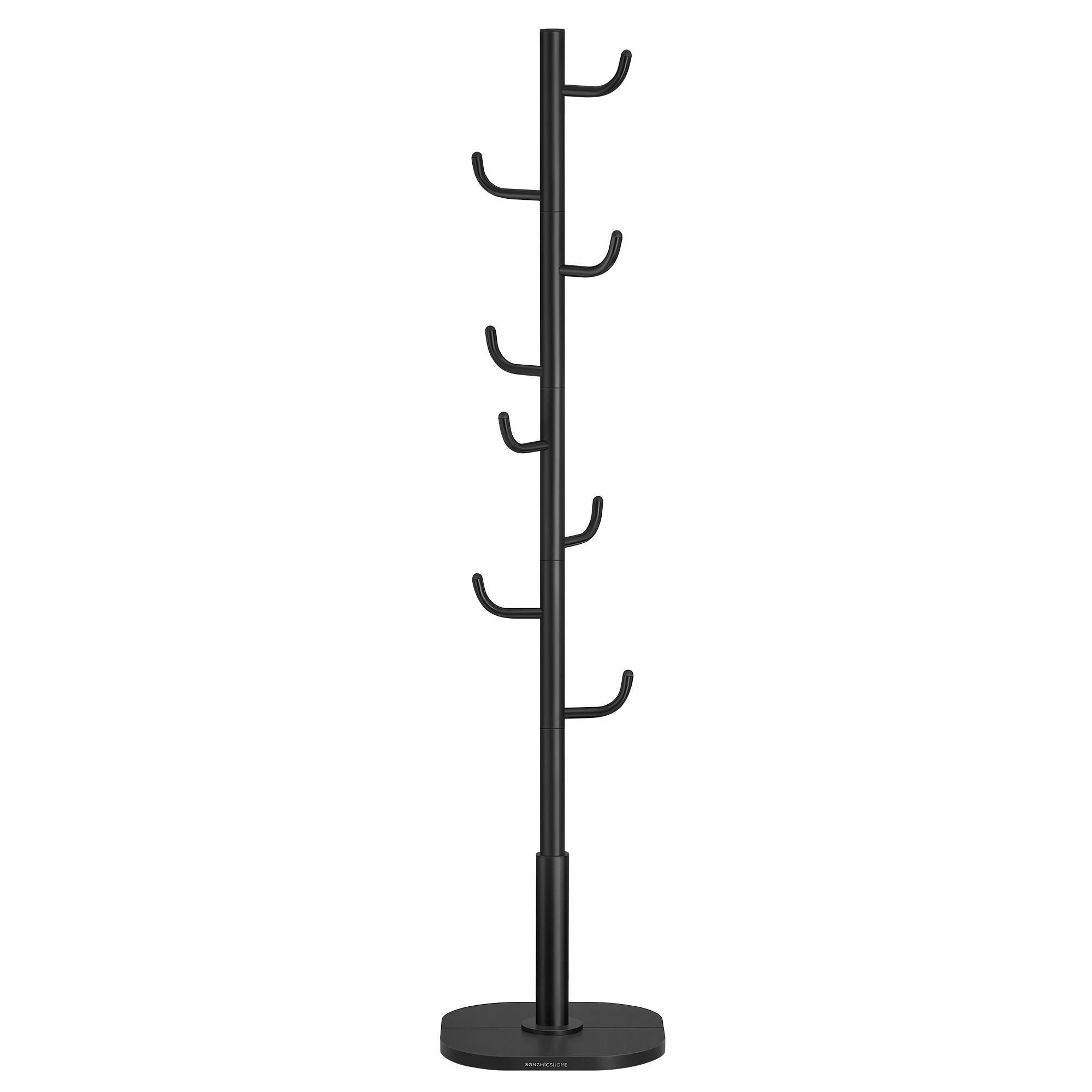Kleiderständer Schwarz B: 40cm - Schwarz, Basics, Holzwerkstoff/Metall (40/175,3/40cm)