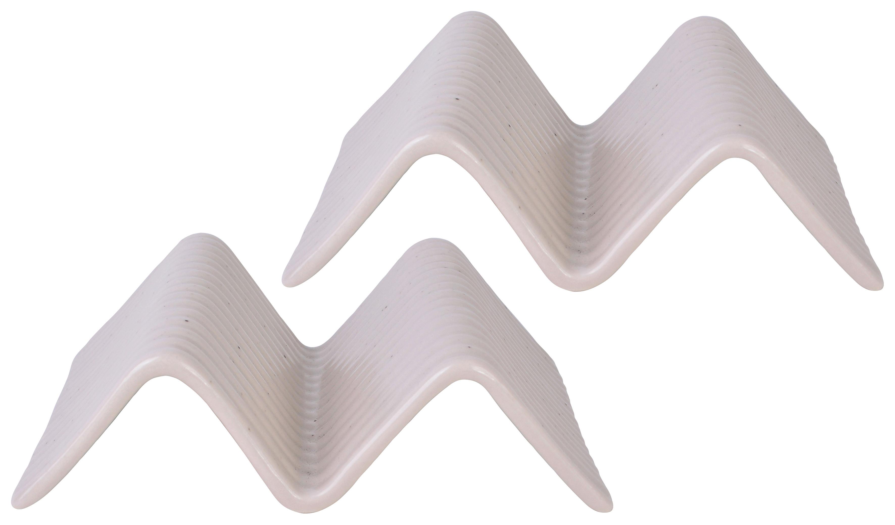 Servierschalenset Keramik Creme 2-tlg. BxH: 14,5x10,5 cm