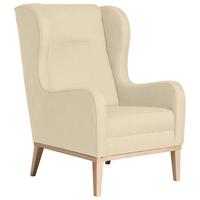 Ohrensessel Angelo - Beige/Naturfarben, KONVENTIONELL, Textil (66/104/78cm) - Max Winzer