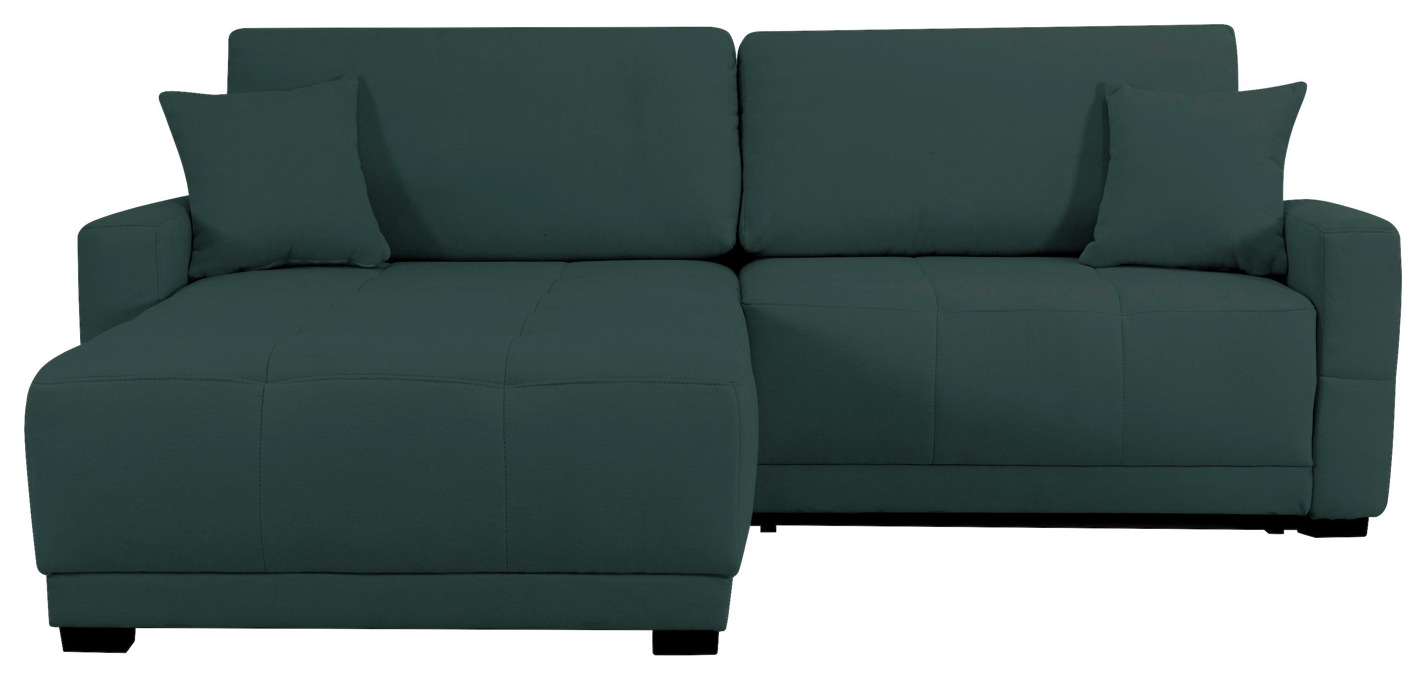 Ecksofa Mount Petrol S: 237x186 cm - Petrol, Design, Textil (237/186cm) - MID.YOU