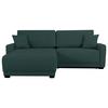 Ecksofa Mount Petrol S: 237x186 cm - Petrol, Design, Textil (237/186cm) - MID.YOU