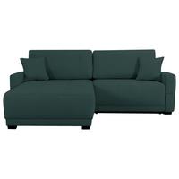 Ecksofa Mount Petrol S: 237x186 cm - Petrol, Design, Textil (237/186cm) - MID.YOU