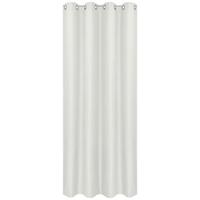 Vorhang Mit Ösen Barnaby 140x245 cm Weiß - Weiß, KONVENTIONELL, Textil (140/245cm) - Ondega