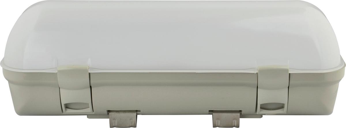 Led-deckenleuchte L: 30 Cm, Mit Bewegungsmelder - Hellgrau, Basics, Kunststoff (30/10,4/10,4cm)
