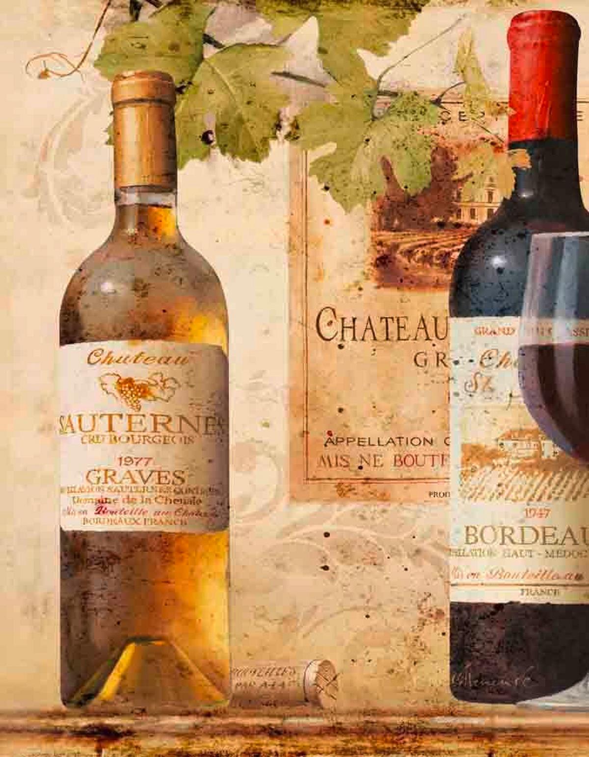 Olajfestmény 35/45cm - többszínű, Basics, textil (35/45cm)