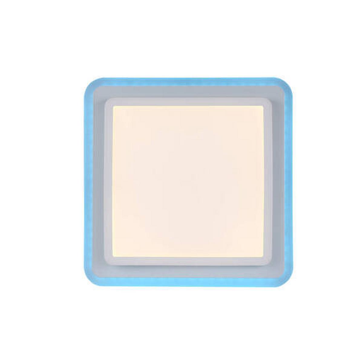 LED-Deckenleuchte Arenda L: 45,3 cm dimmbar und Schwenkbar - Weiß, Design, Kunststoff/Metall (45,3/45,3/7,5cm)