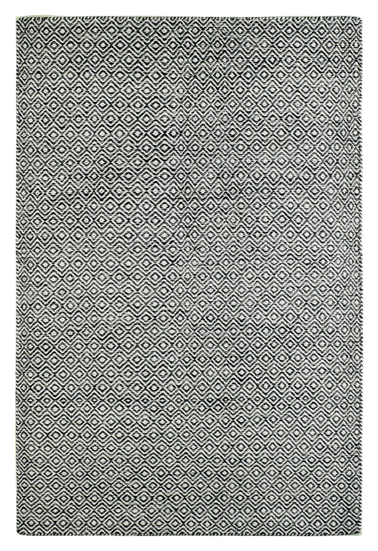 Flachwebetepich My Jaipur - Graphitfarben, Natur, Textil (140/200cm) - Obsession
